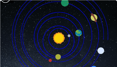 このプロジェクトでは、太陽系の異なる惑星について学べます。